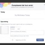 Come programmare gli auguri dei compleanni su Facebook