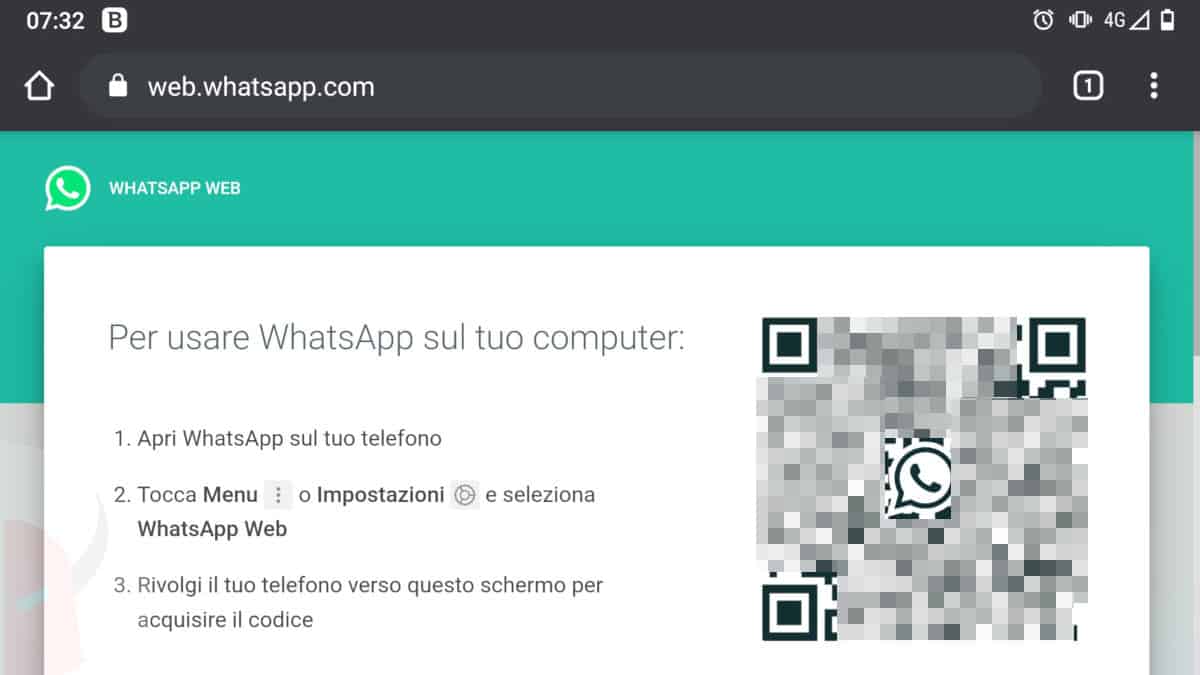 come avere due account WhatsApp versione desktop sito mobile WhatsApp Web