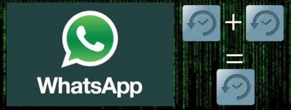 unire due backup whatsapp