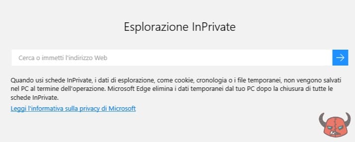 come cancellare la cronologia di Microsoft Edge InPrivate