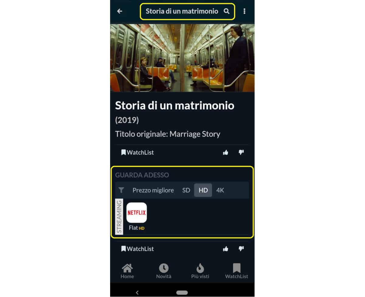 come vedere Netflix consigli app JustWatch