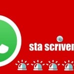 notifica sta scrivendo su WhatsApp iPhone Android