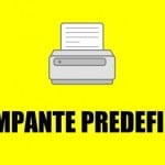 impostare stampante predefinita Windows Mac OS X