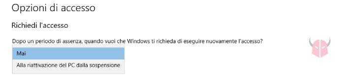 come rimuovere password Windows 10 schermata di blocco