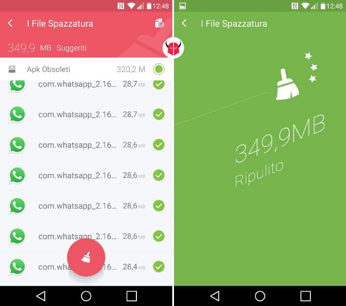 come liberare spazio su Android file inutili