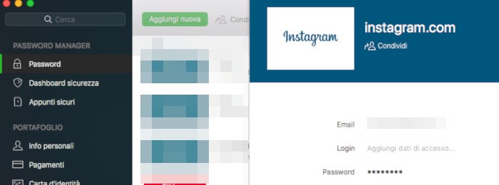 come cambiare password Instagram senza la vecchia password manager