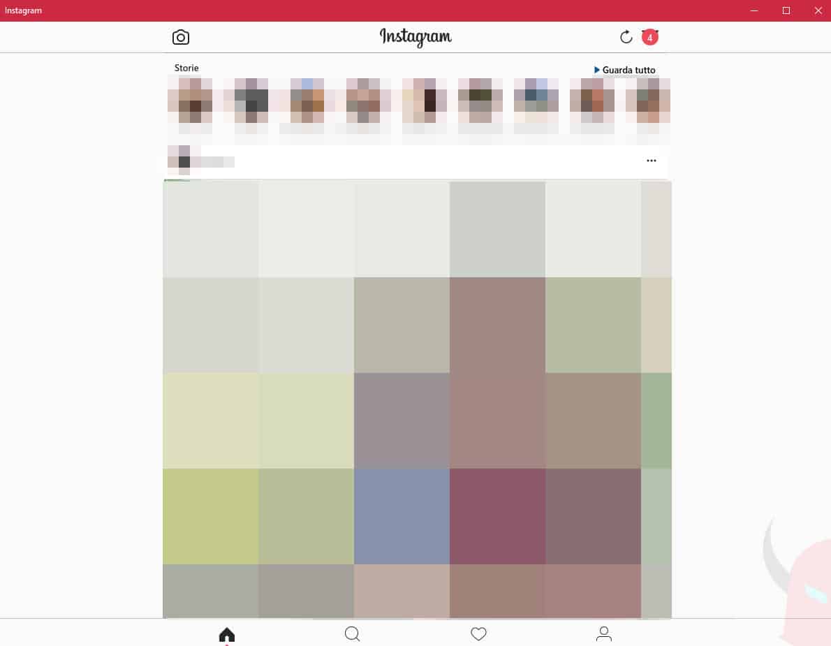 come vedere i Direct Instagram dal computer app Windows 10