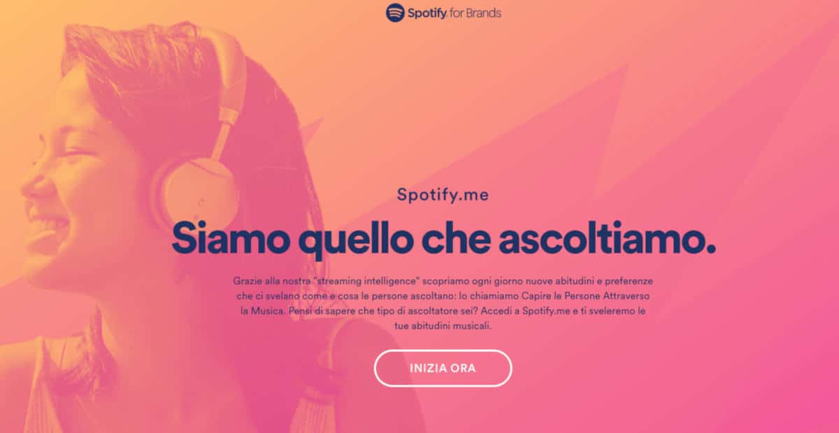 come vedere le statistiche di Spotify schermata Spotify for Brands