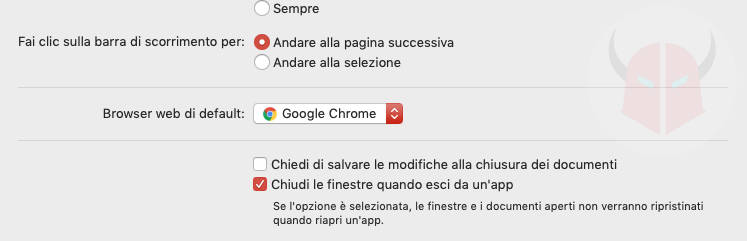 come impostare Chrome come browser predefinito macOS