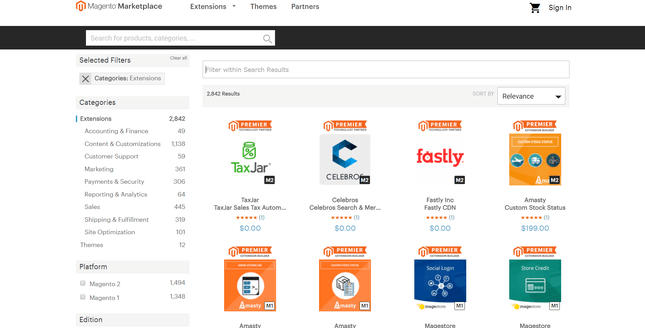 come aprire un blog CMS Magento