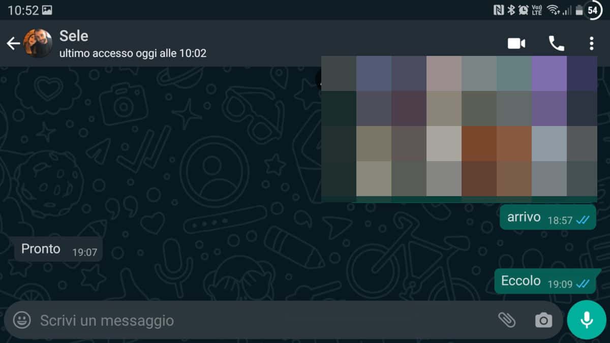 come mettere WhatsApp nero colori tema scuro