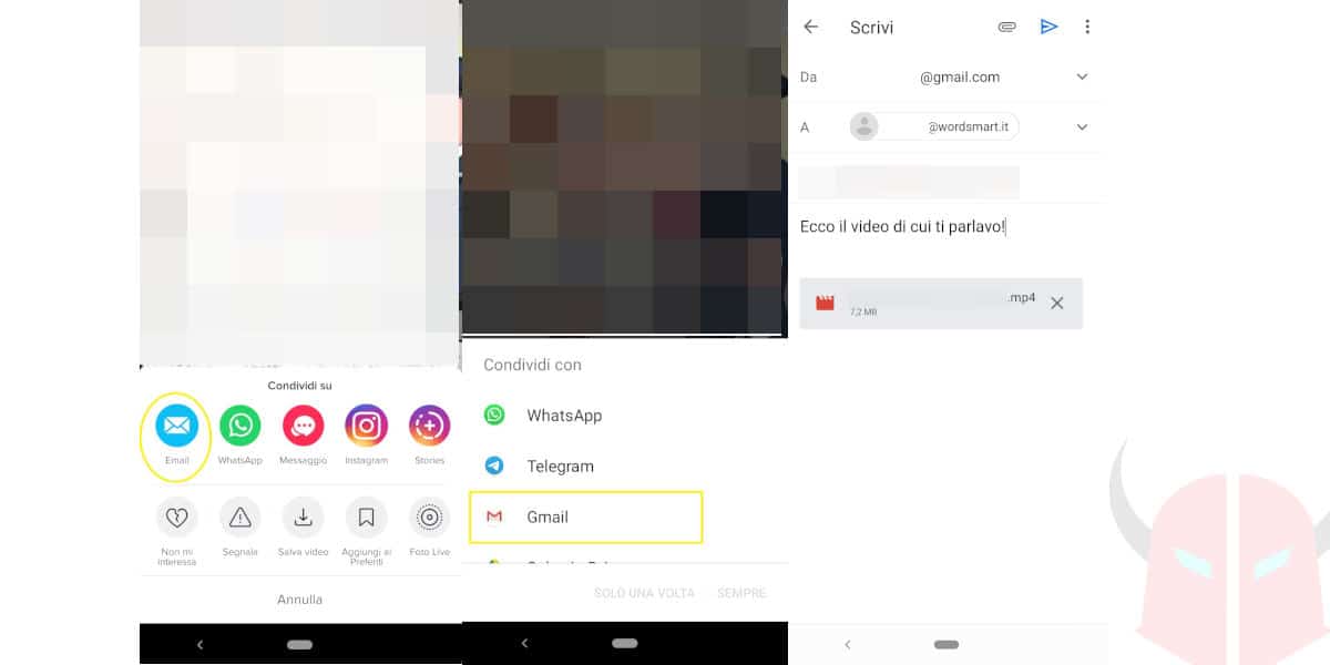 come salvare video TikTok via email