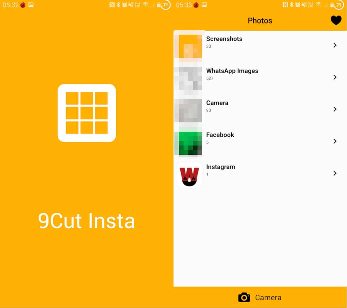 come fare i ricordi su Instagram app 9Cut