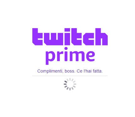 come avere Twitch Prime conferma collegamento Amazon