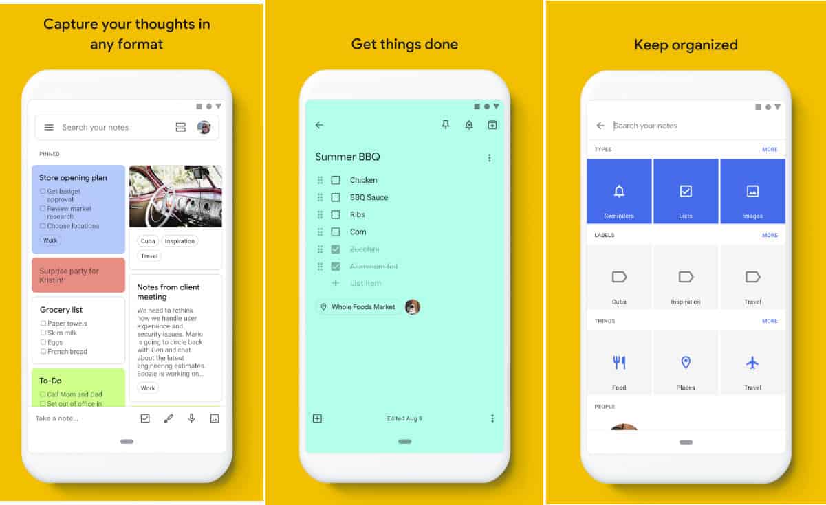 come trasferire i dati da Android ad Android Google Keep