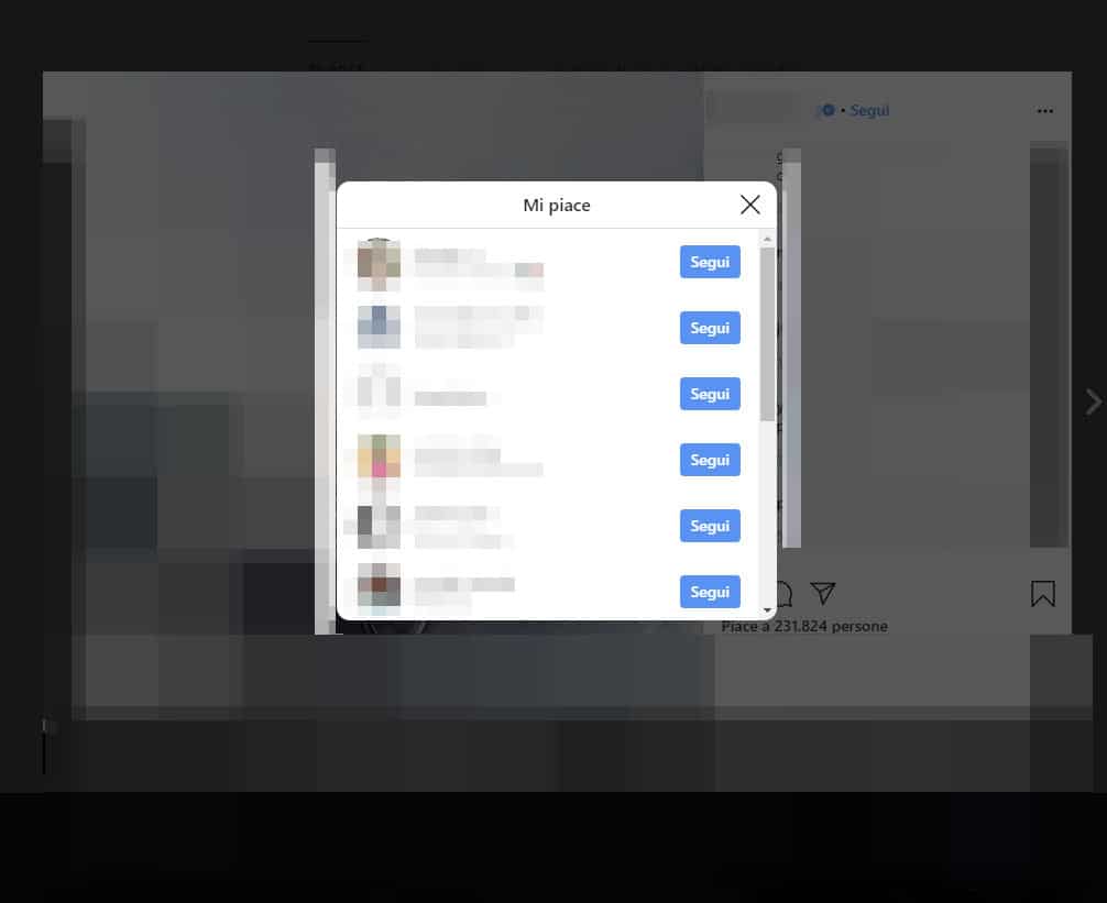 come vedere i Mi piace su Instagram senza account
