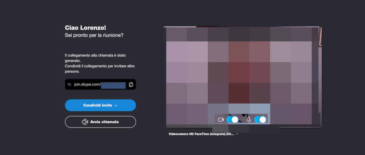 come fare una videoconferenza aggiunta partecipanti Skype