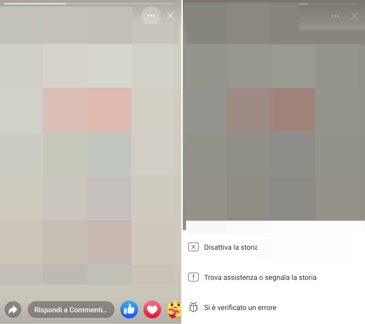 come segnalare su Facebook storie