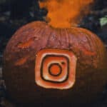 cambiare icona di Instagram esempio astratto Halloween