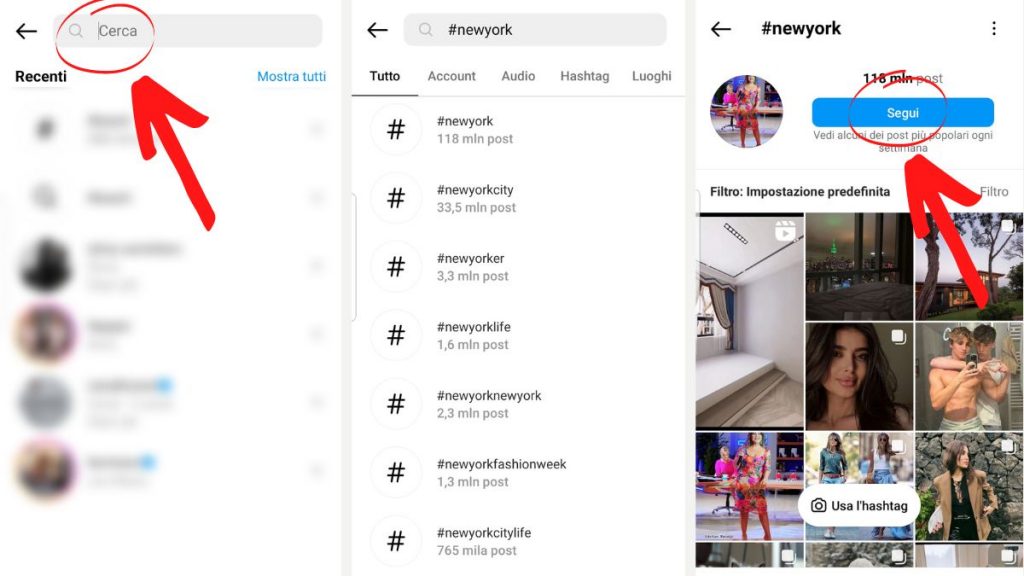 Come seguire gli hashtag su Instagram?